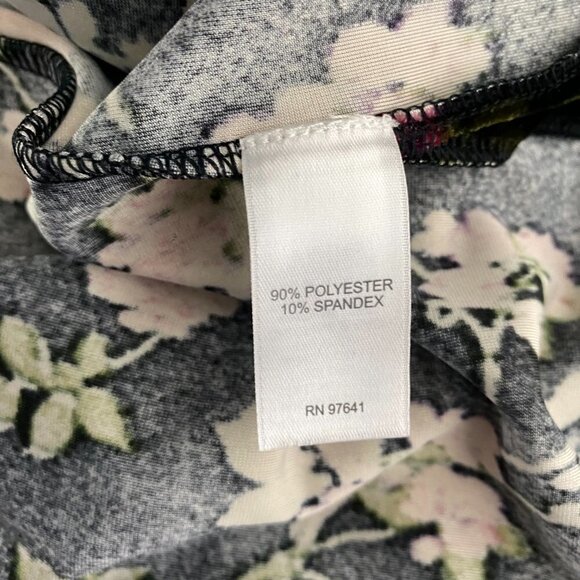 J. Jill Top Women's Large Velvet Floral Print Multicolored‎ - Picture 6 of 7